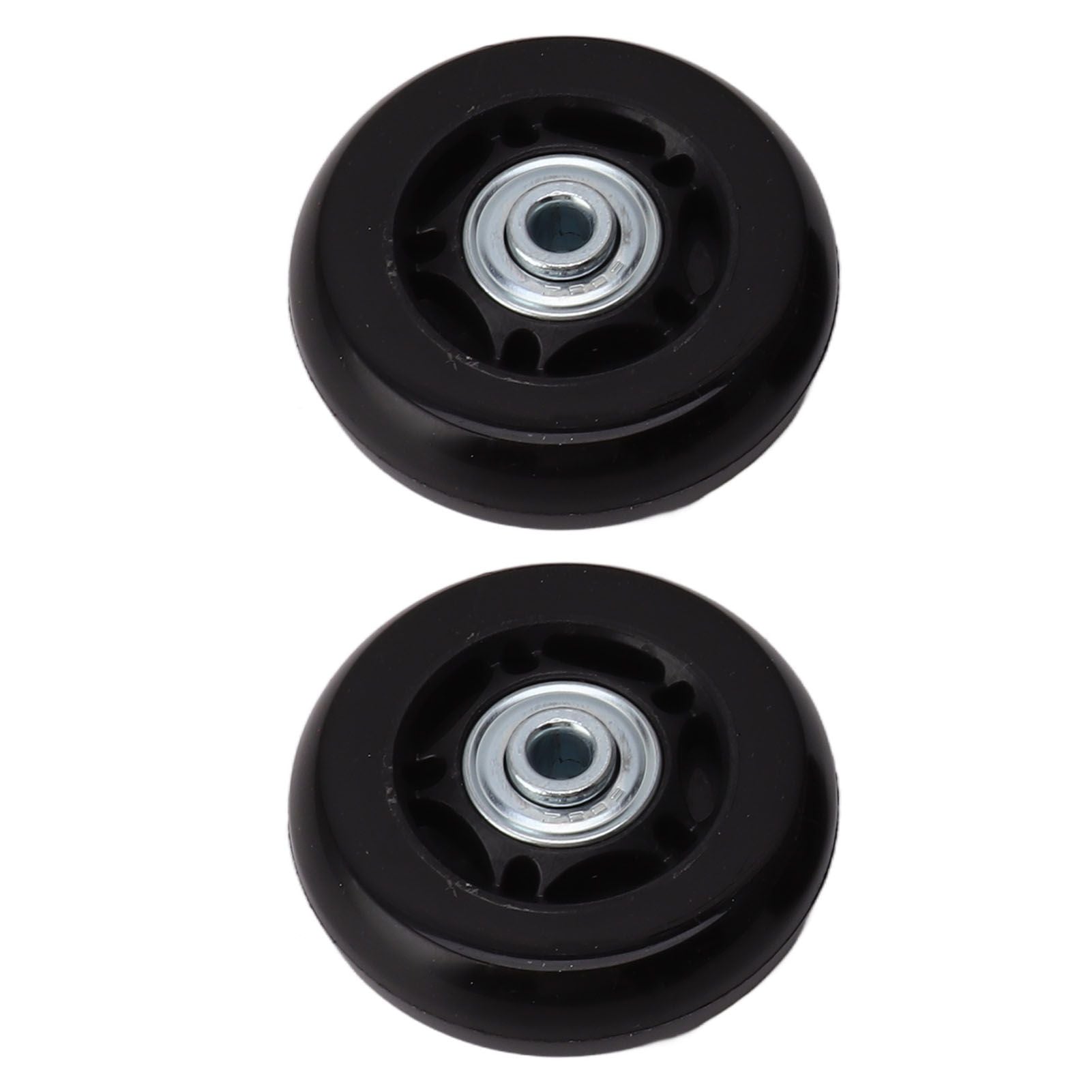 Luggage Wheel Replacement Kit Silent Operation Dual Bearing Swivel Caster Wheels Bearings Repair for Trolley Case Suitcase 60x24mm/2.4x0.9in