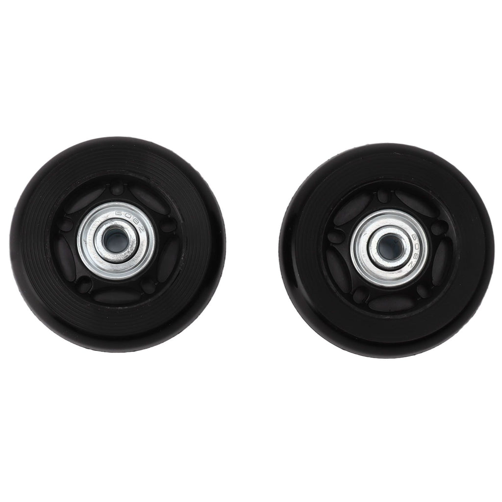 Luggage Wheel Replacement Kit Silent Operation Dual Bearing Swivel Caster Wheels Bearings Repair for Trolley Case Suitcase 60x24mm/2.4x0.9in