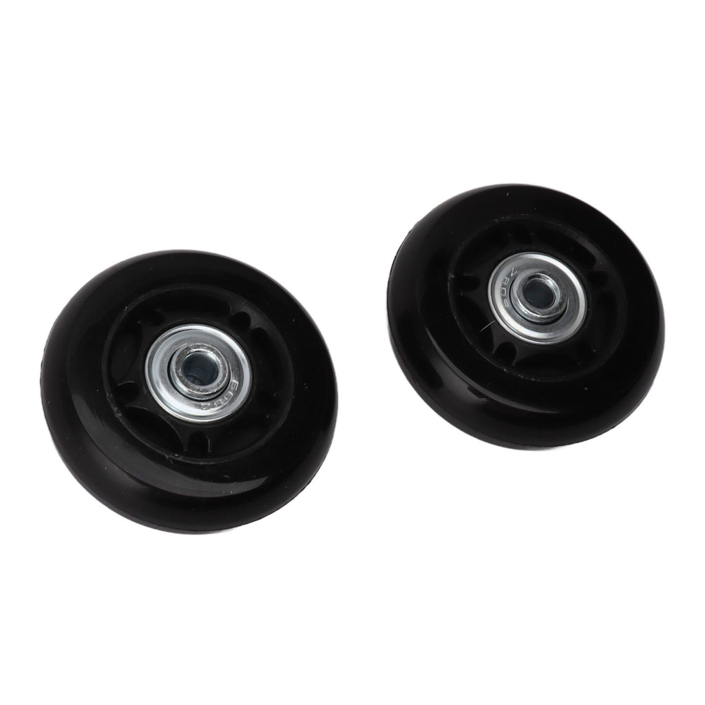 Luggage Wheel Replacement Kit Silent Operation Dual Bearing Swivel Caster Wheels Bearings Repair for Trolley Case Suitcase 60x24mm/2.4x0.9in