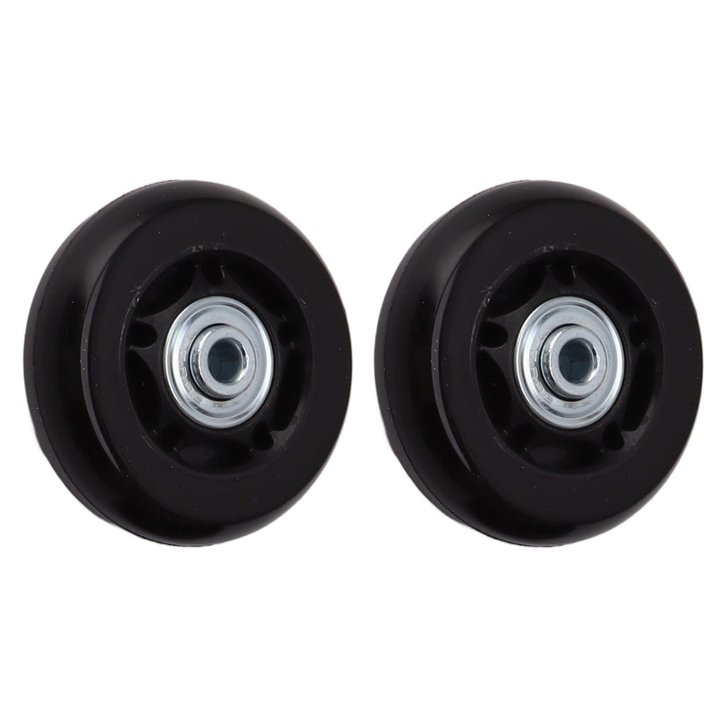 Luggage Wheel Replacement Kit Silent Operation Dual Bearing Swivel Caster Wheels Bearings Repair for Trolley Case Suitcase 64x24mm/2.5x0.9in