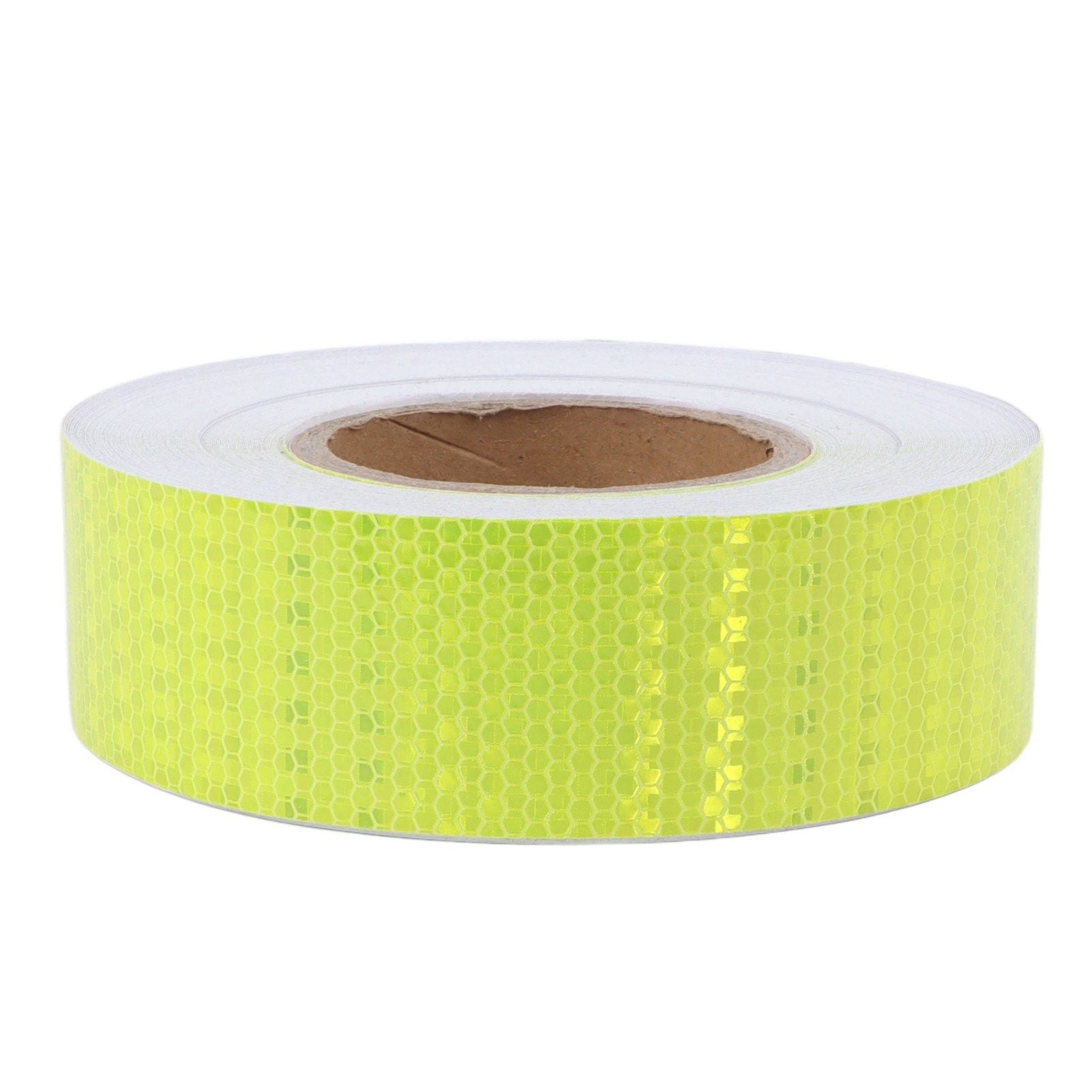 Pure Color Fluorescent Yellow Reflective Tape Warning Reflective Strip for Cars Motorcycles Bicycles