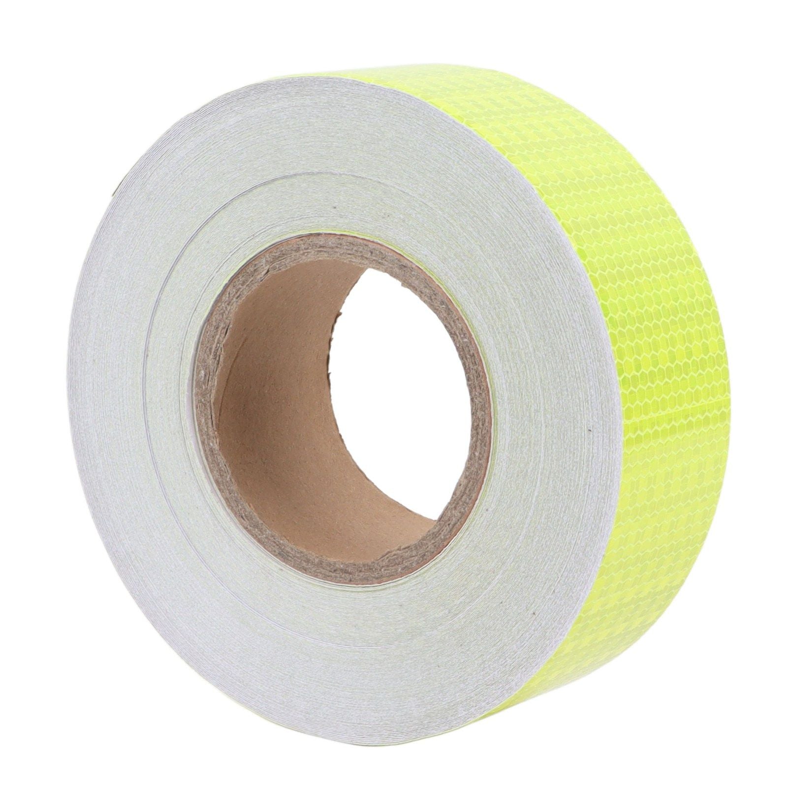 Pure Color Fluorescent Yellow Reflective Tape Warning Reflective Strip for Cars Motorcycles Bicycles