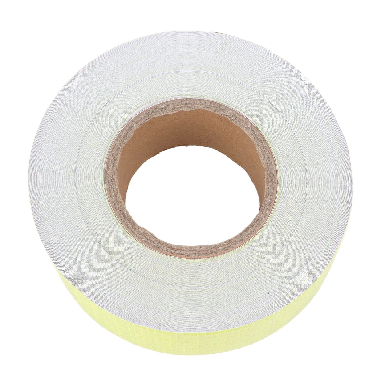 Pure Color Fluorescent Yellow Reflective Tape Warning Reflective Strip for Cars Motorcycles Bicycles