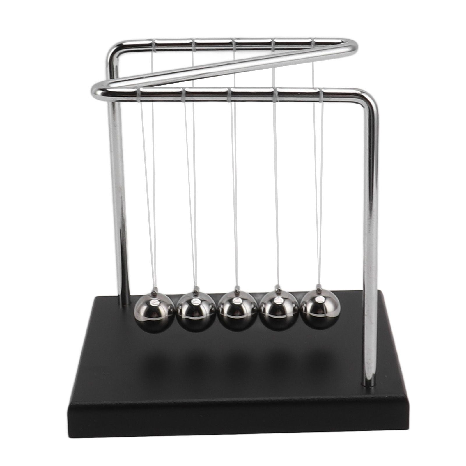 Balance Steel Swing Balls Z Shape N Shape Wooden Base Pendulum Ball for Home Decoration Fun Science Accessories