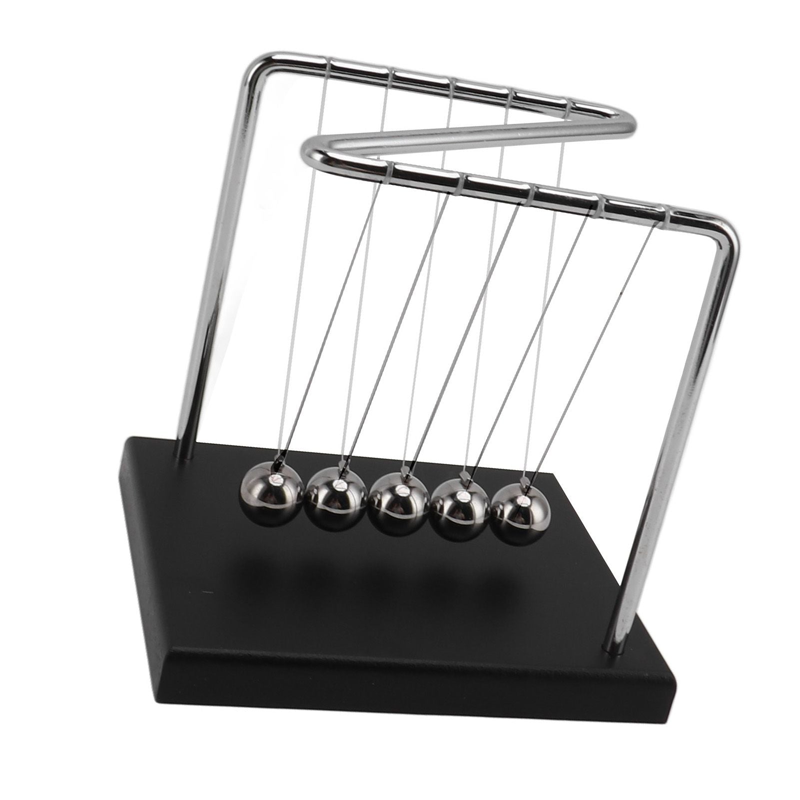 Balance Steel Swing Balls Z Shape N Shape Wooden Base Pendulum Ball for Home Decoration Fun Science Accessories