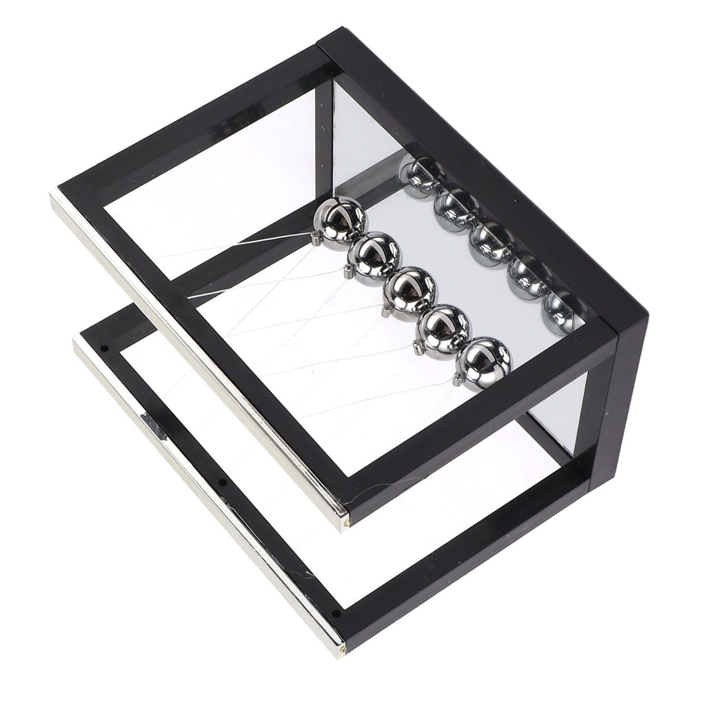 Newton Cradle Balance Balls Stainless Steel Balance Balls Bottom Mirror Stress Reliefswing Balls Desktop Decoration Toy