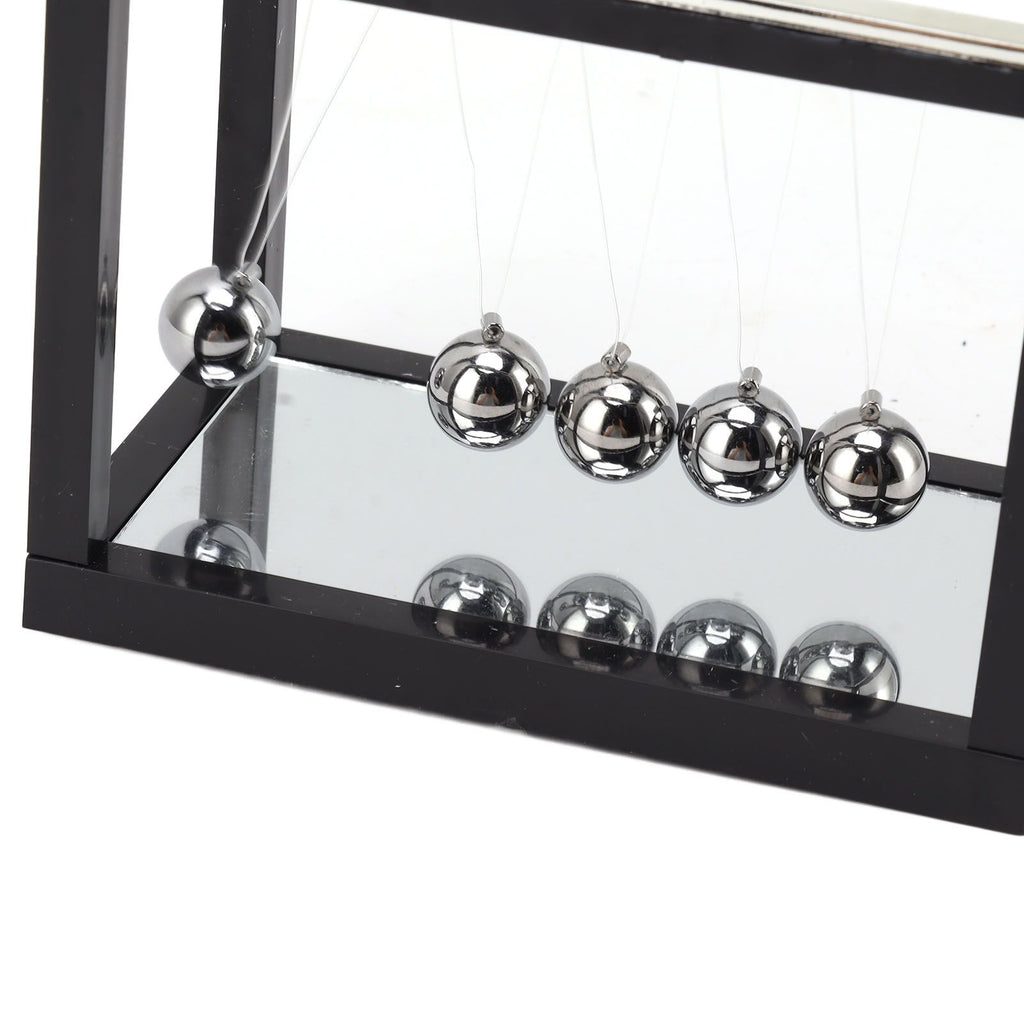 Newton Cradle Balance Balls Stainless Steel Balance Balls Bottom Mirror Stress Reliefswing Balls Desktop Decoration Toy
