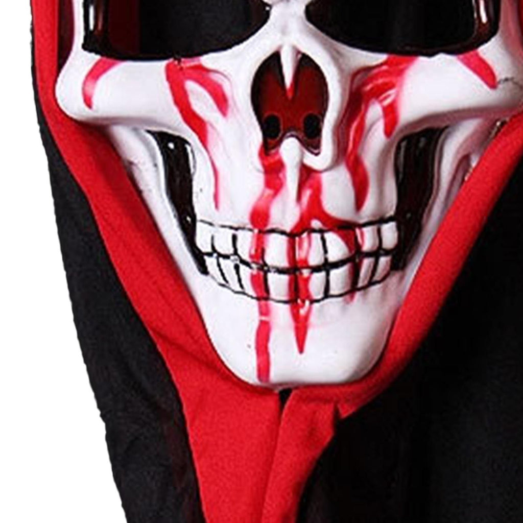 Skull Mask Skeleton Scary Ghost Death High Elastic Breathable Unisex Halloween Role Playing Props for Party Type 3