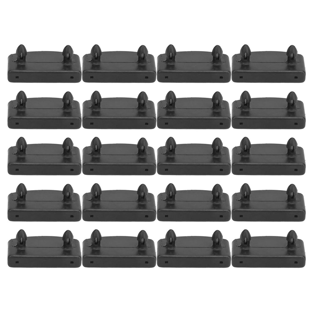 20PCS Bed Slat Cover Holders End Caps Plastic Easy Installation Stable Furniture Accessory for Holding Bed Base