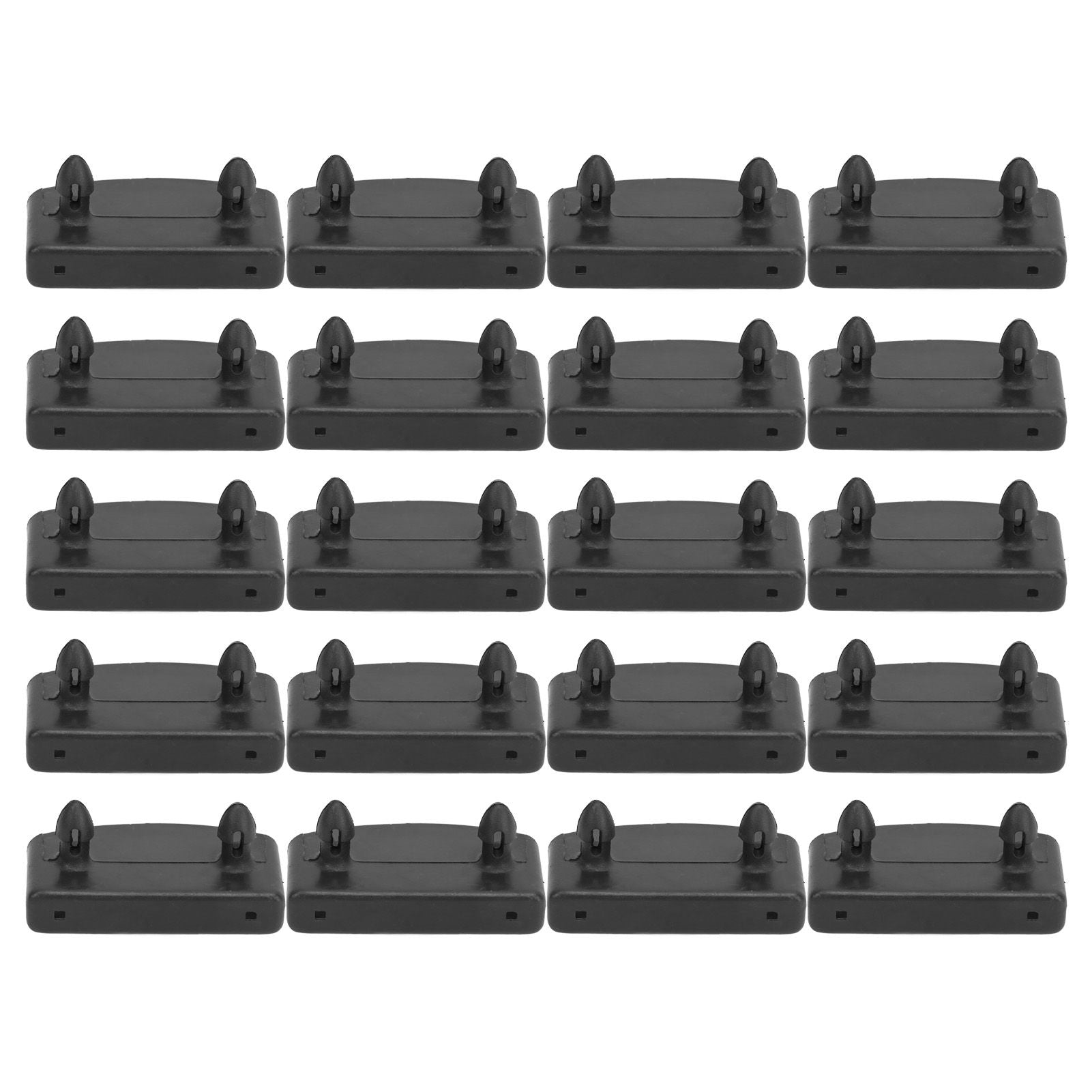 20PCS Bed Slat Cover Holders End Caps Plastic Easy Installation Stable Furniture Accessory for Holding Bed Base
