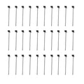 30PCS Panel Hooks Black Slatwall Hanger Thickened Easy Installation Anti Rust Display Pegs for Retail Garage