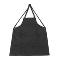 Work Apron Multifunctional Adjustable Canvas Work Apron with Pockets for Carpenter Electrician Chef Hairdresser