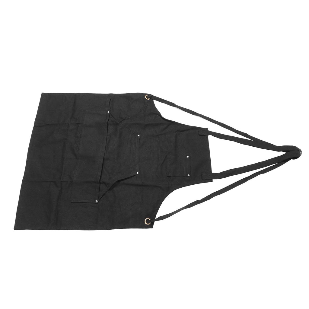 Work Apron Multifunctional Adjustable Canvas Work Apron with Pockets for Carpenter Electrician Chef Hairdresser