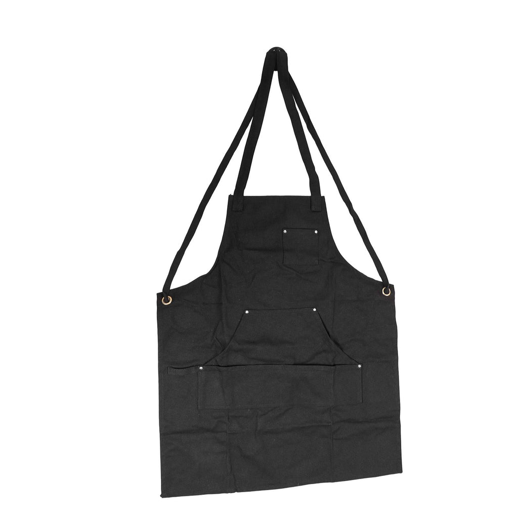 Work Apron Multifunctional Adjustable Canvas Work Apron with Pockets for Carpenter Electrician Chef Hairdresser