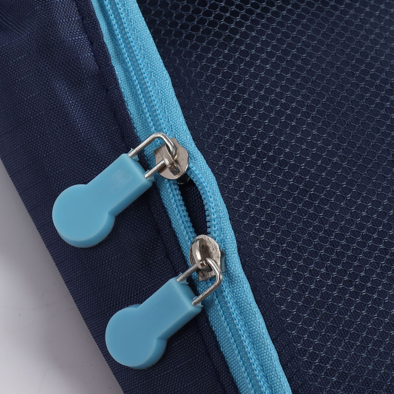 7 Pcs Luggage Packing Bags Polyester Waterproof Luggage Packing Cubes for Business Trip Travel Navy Blue