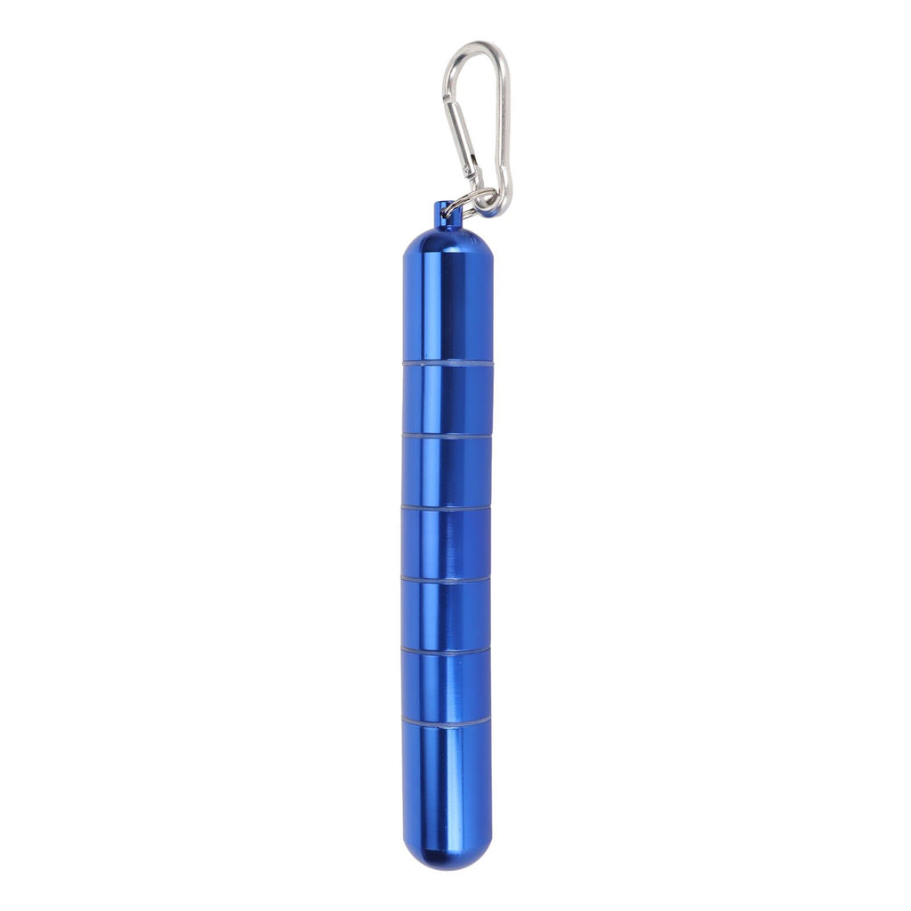 Cigar Tube Aluminum Alloy Waterproof Detachable Sealed Lightweight Cigar Case Tube for Daily Use Blue