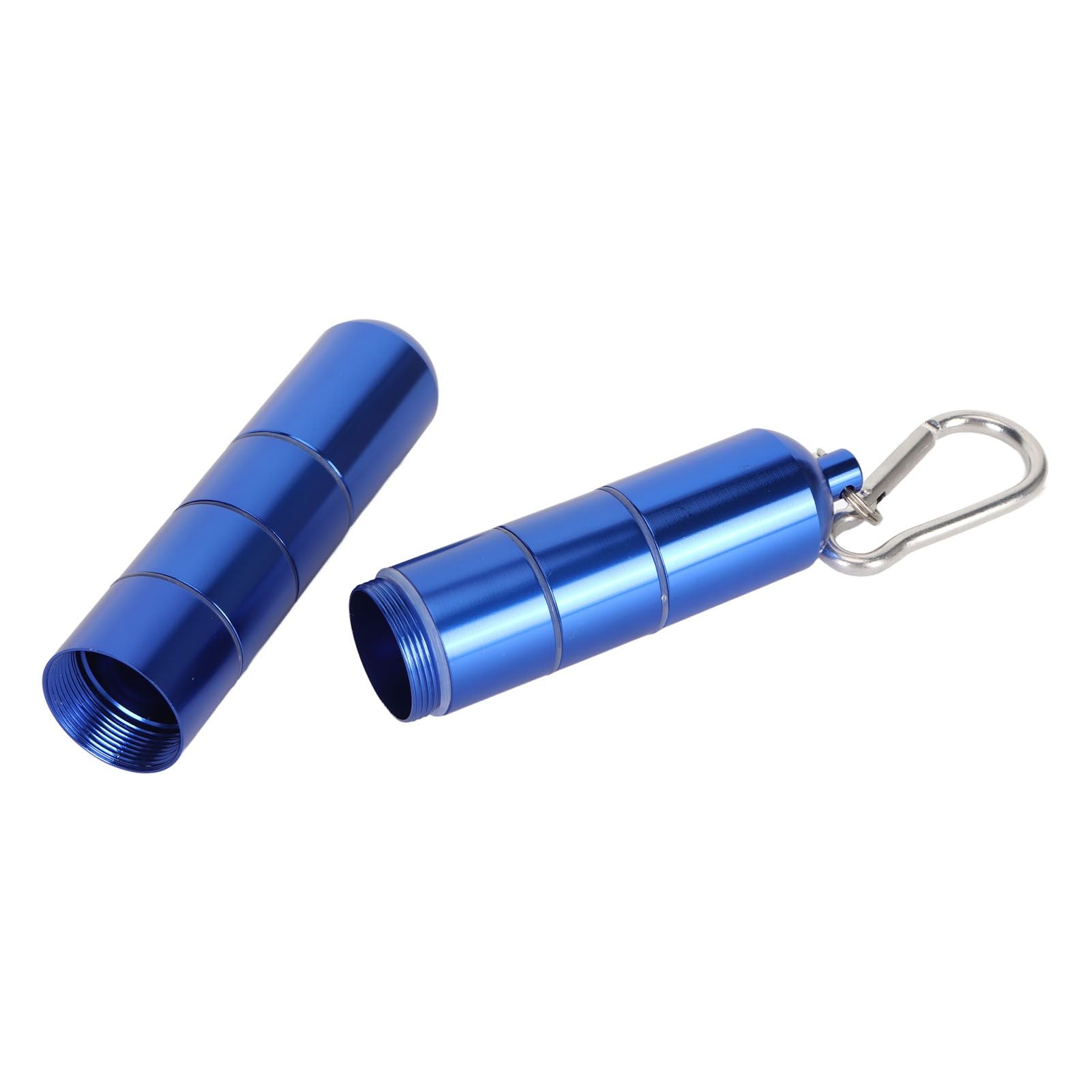 Cigar Tube Aluminum Alloy Waterproof Detachable Sealed Lightweight Cigar Case Tube for Daily Use Blue