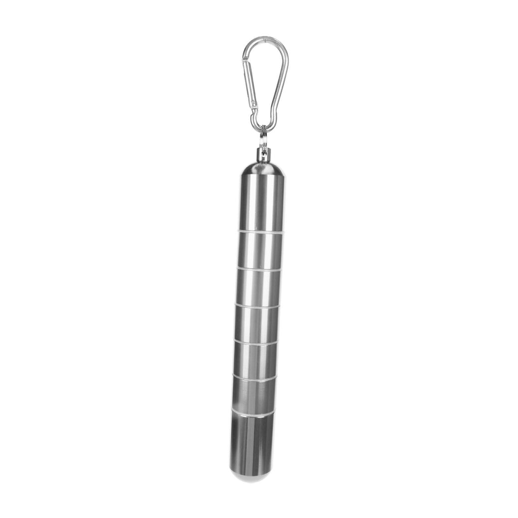 Cigar Tube Aluminum Alloy Waterproof Detachable Sealed Lightweight Cigar Case Tube for Daily Use Silver
