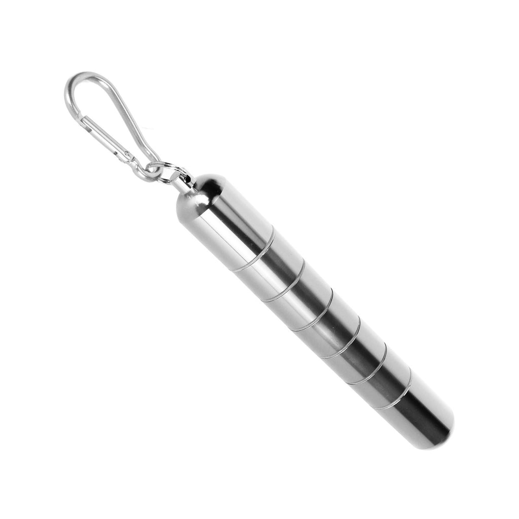 Cigar Tube Aluminum Alloy Waterproof Detachable Sealed Lightweight Cigar Case Tube for Daily Use Silver