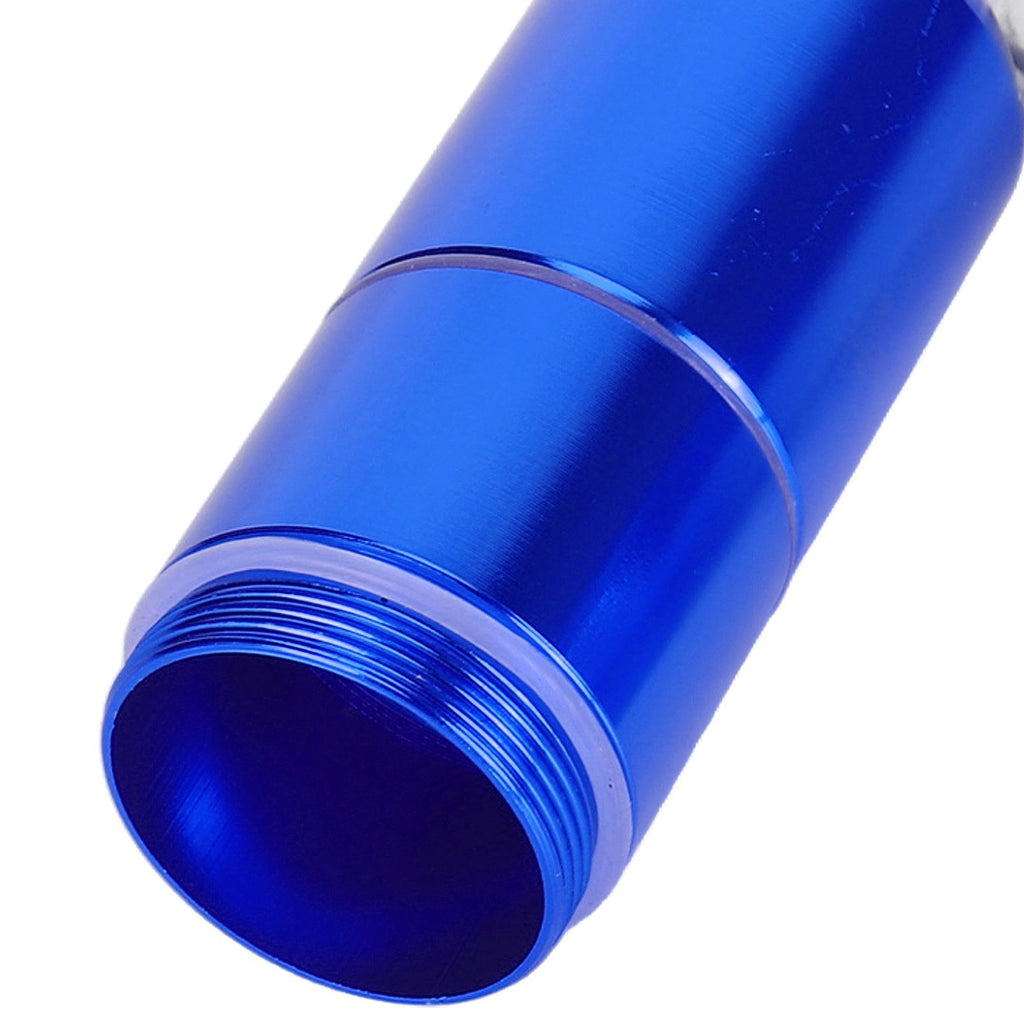 Cigarette Storage Tube Aluminum Alloy Sealed Waterproof Portable Cigarette Holder Container for Outdoor Travel Camping Hiking Blue