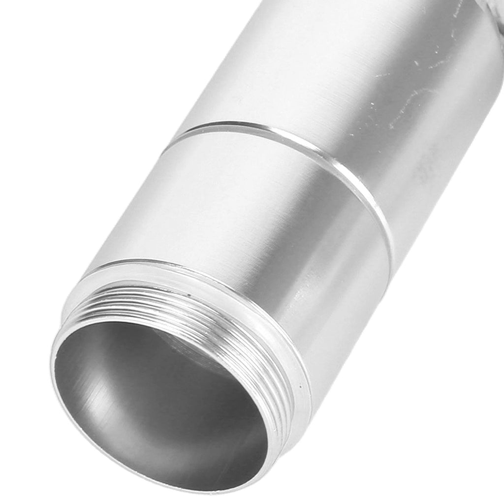 Cigarette Storage Tube Aluminum Alloy Sealed Waterproof Portable Cigarette Holder Container for Outdoor Travel Camping Hiking Silver