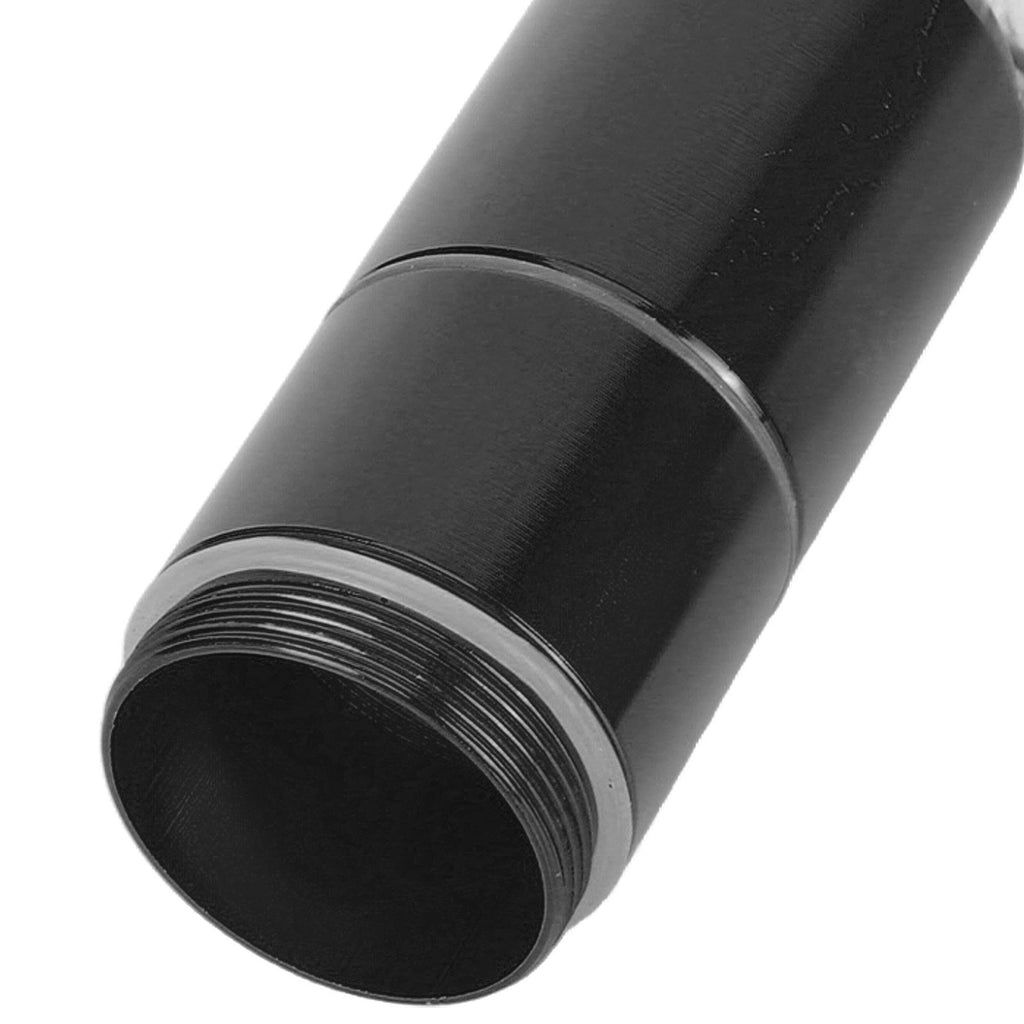 Cigarette Storage Tube Aluminum Alloy Sealed Waterproof Portable Cigarette Holder Container for Outdoor Travel Camping Hiking Black