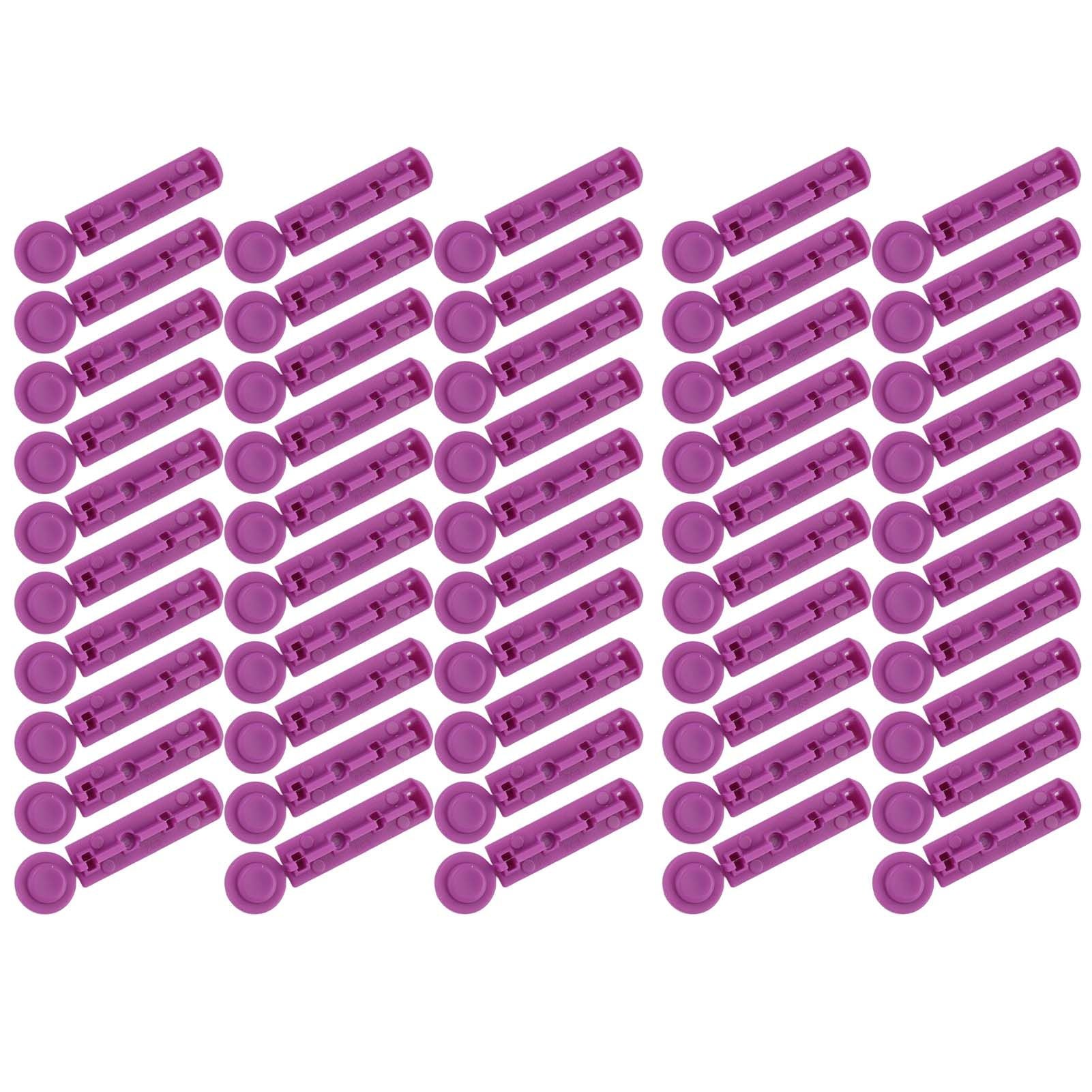 50PCS Diabetic Lancets for Blood Testing Glucose Testing Fits Most Lancing Devices Safe Single Use Blood Sugar Lancets