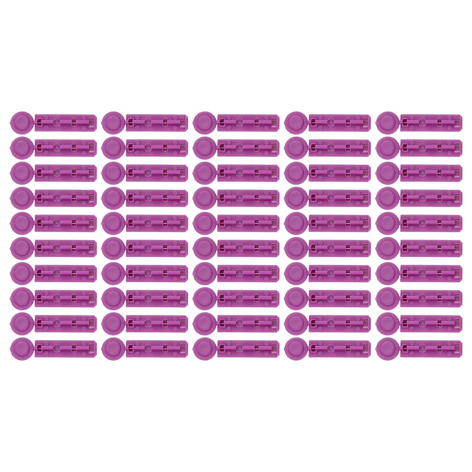 50PCS Diabetic Lancets for Blood Testing Glucose Testing Fits Most Lancing Devices Safe Single Use Blood Sugar Lancets