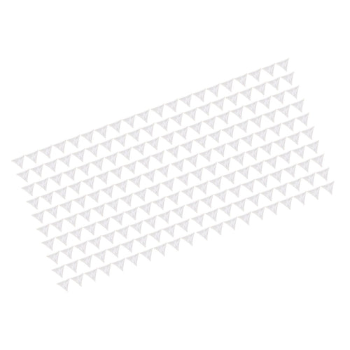 200pcs Inside Corner Dust Guards Clear Triangular Anti Collision Dust Proof Table Corner Guards for Stairs Closets Cabinets Drawers