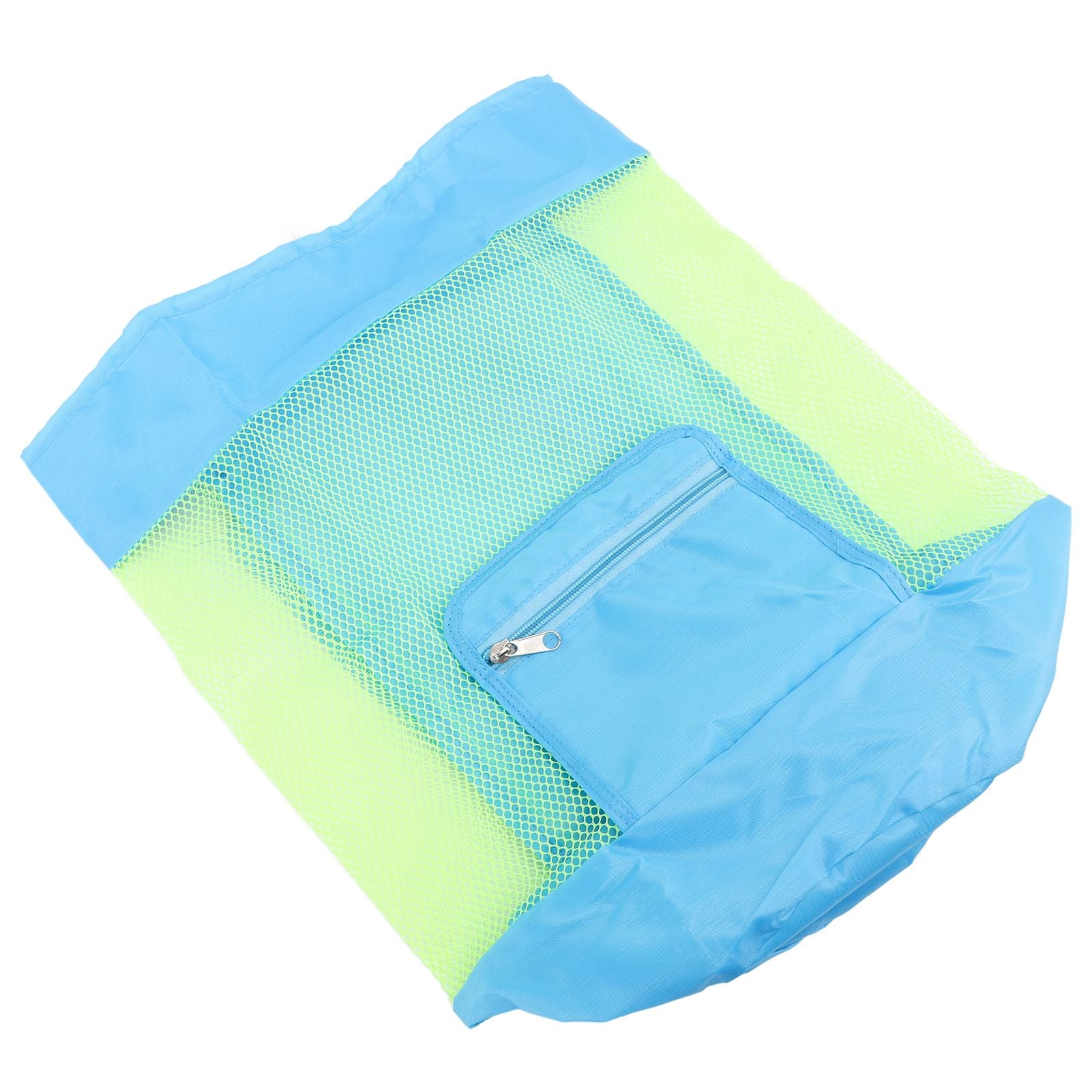Large Mesh Beach Toy Bag Large Mesh Beach Bag for Holding Children Toys Clothes Towels Sundries 48x24cm