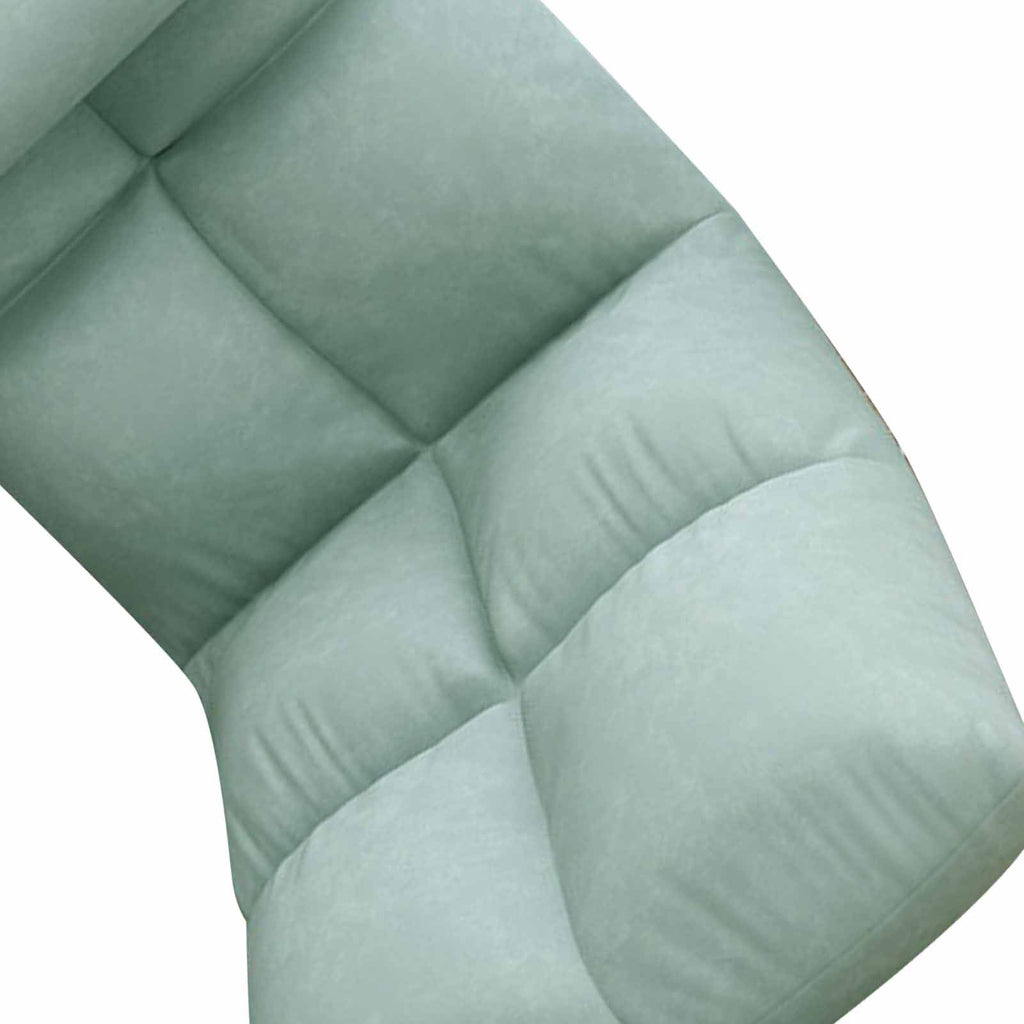 Floor Chair with Back Support Folding Sofa Chair Sleeper Bed Couch Recliner Floor Gaming Chair Meditation Chair for Adults Peacock Blue