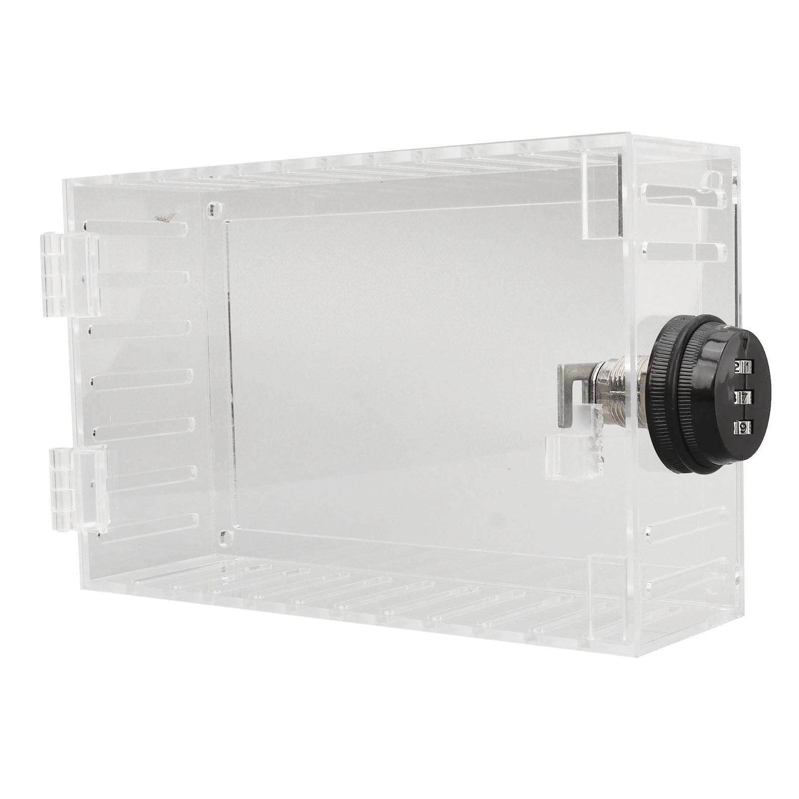 Thermostat Lock Box Universal Large Transparent Thermostat Protective Guard for Thermostat On Wall Coded Lock