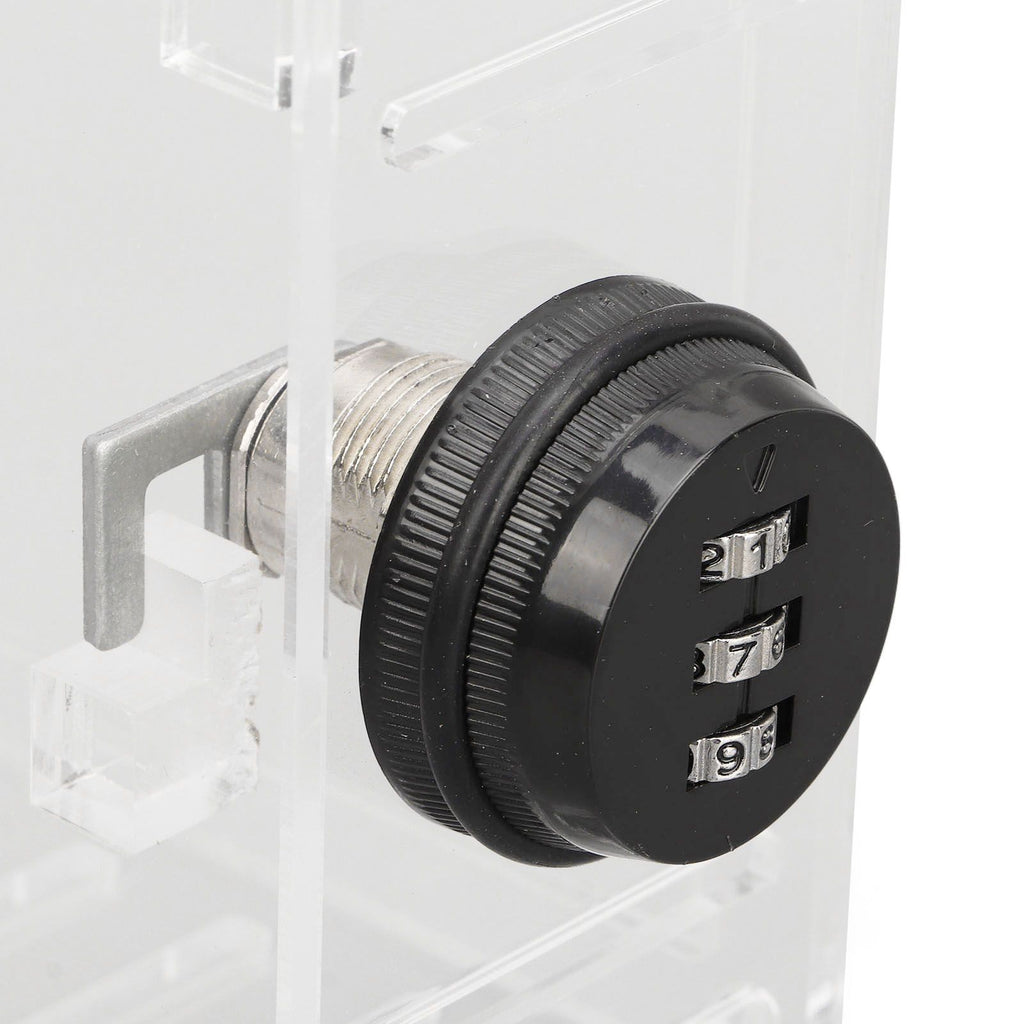 Thermostat Lock Box Universal Large Transparent Thermostat Protective Guard for Thermostat On Wall Coded Lock