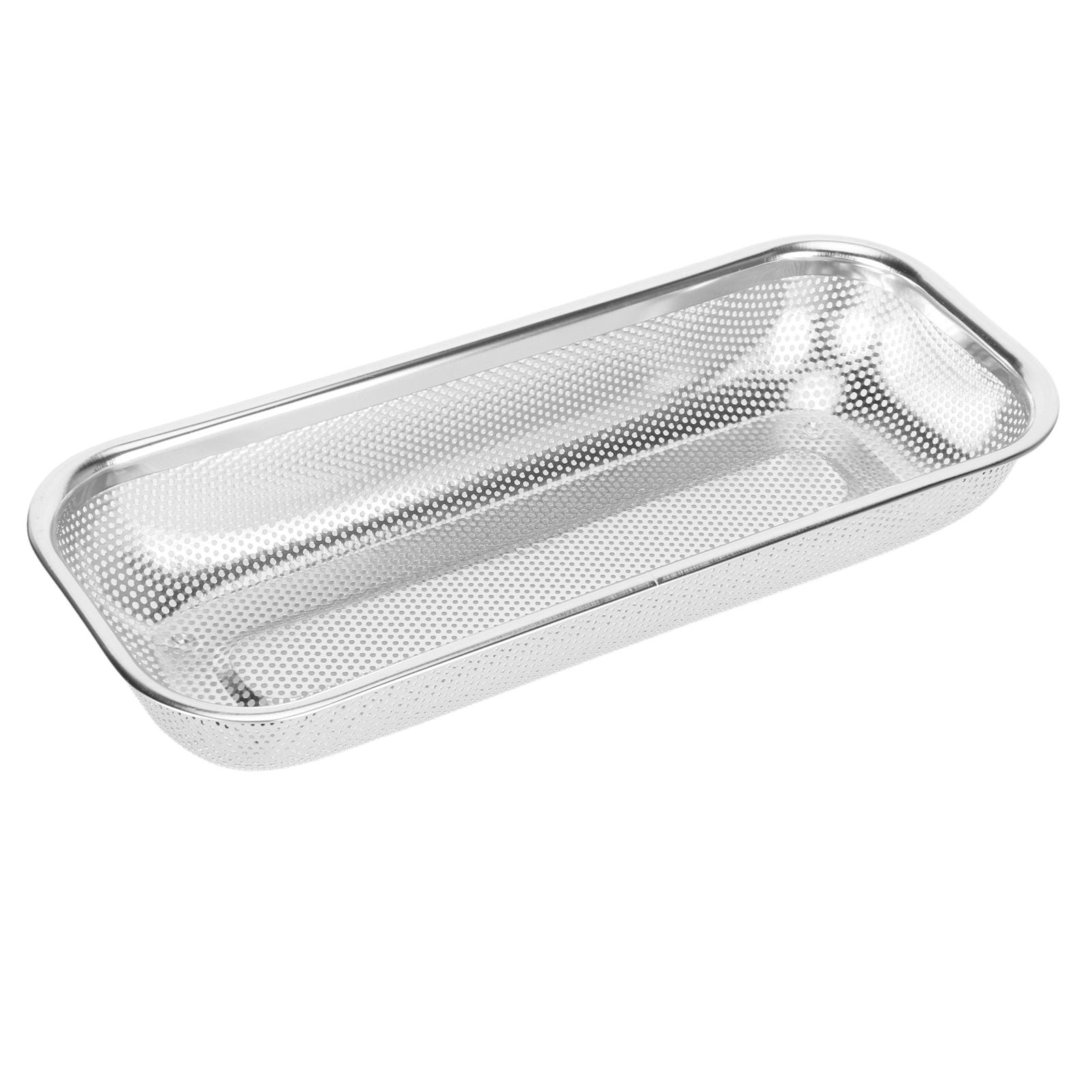 Stainless Steel Utensil Drying Rack Multifunctional Cutlery Drain Basket for Chopsticks Knives Spoons Hole Type