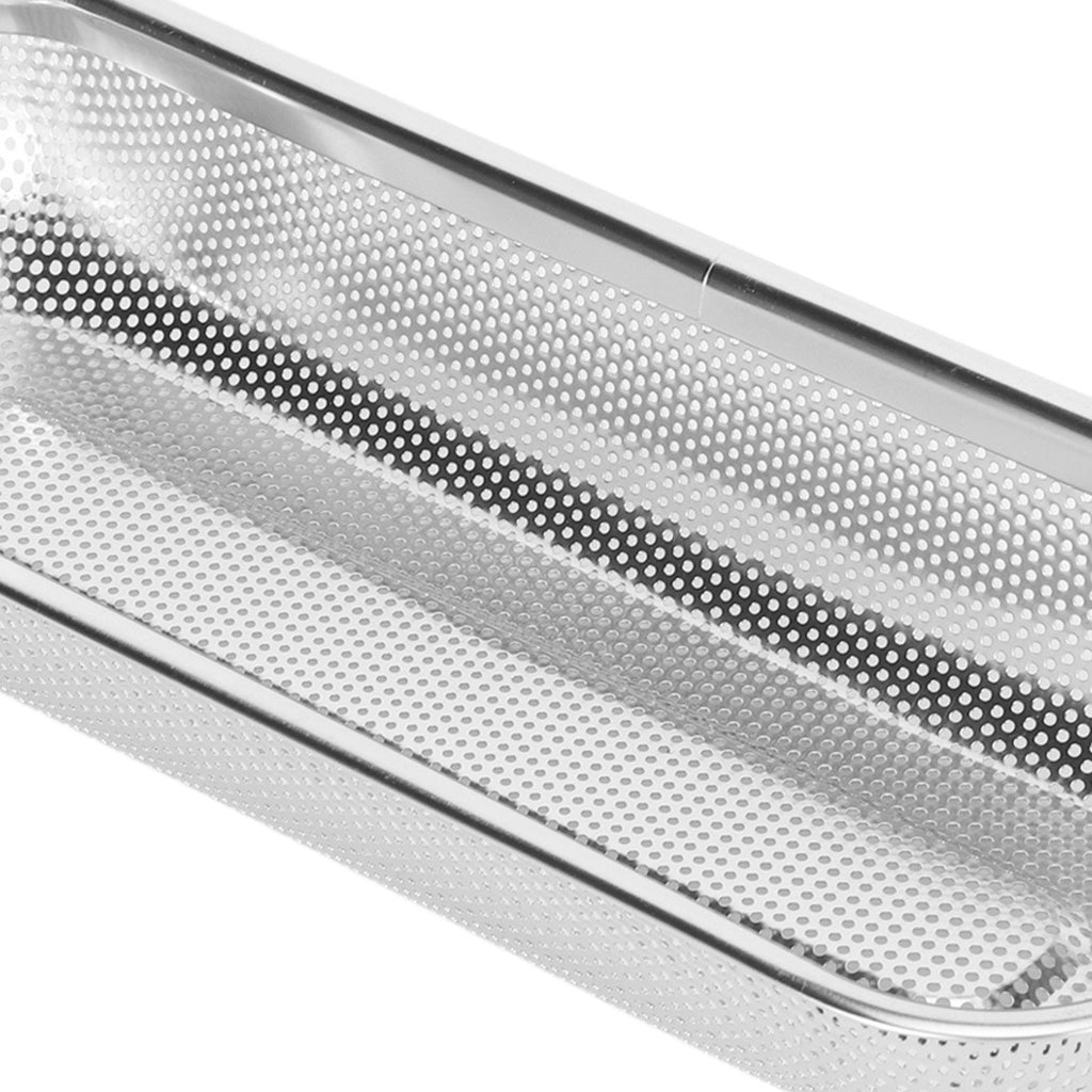Stainless Steel Utensil Drying Rack Multifunctional Cutlery Drain Basket for Chopsticks Knives Spoons Hole Type