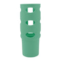 Cup Protector Sleeve Slip Resistant All Wrapped Detachable Silicone Water Cup Boot for 30oz Cups Green