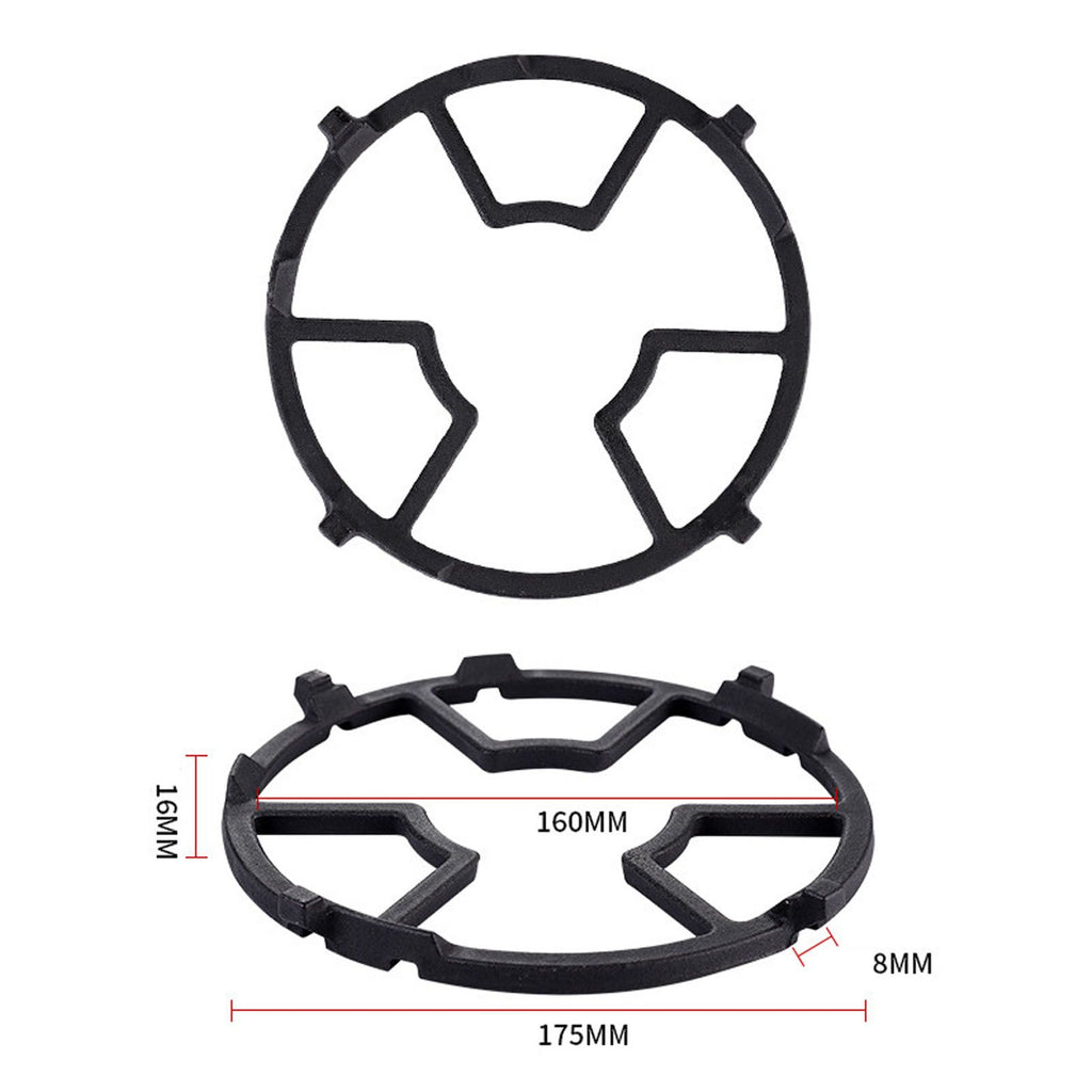 Stove Burner Grate Gas Range Burner Grate Milk Pot Holder for 4 Or 5 Feet Gas Cooker