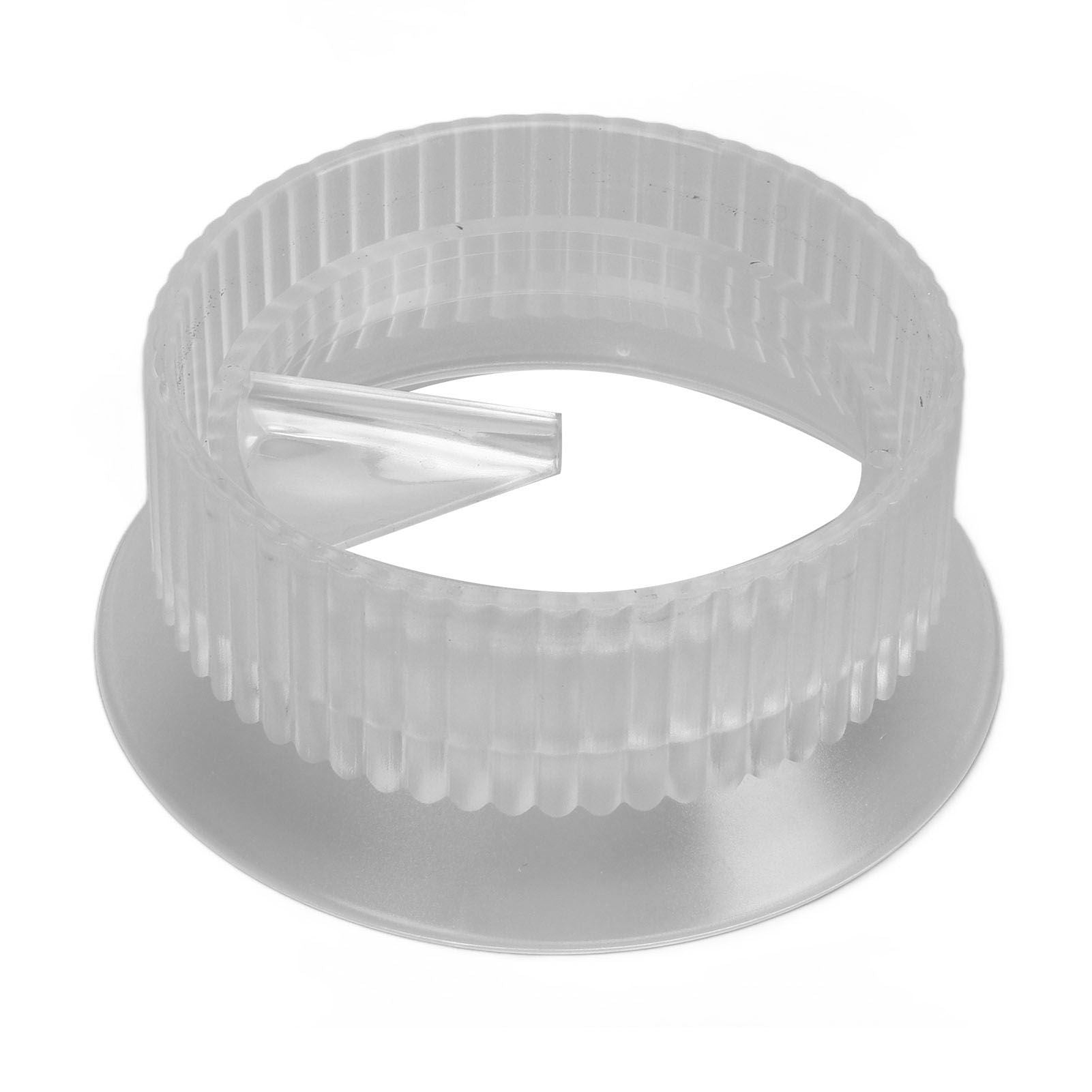 Moka Coffee Distributor Splash Proof Dosing Funnel Coffee Dosing Ring for Single And Dual Valve Moka Pot Transparent For Six 300ml