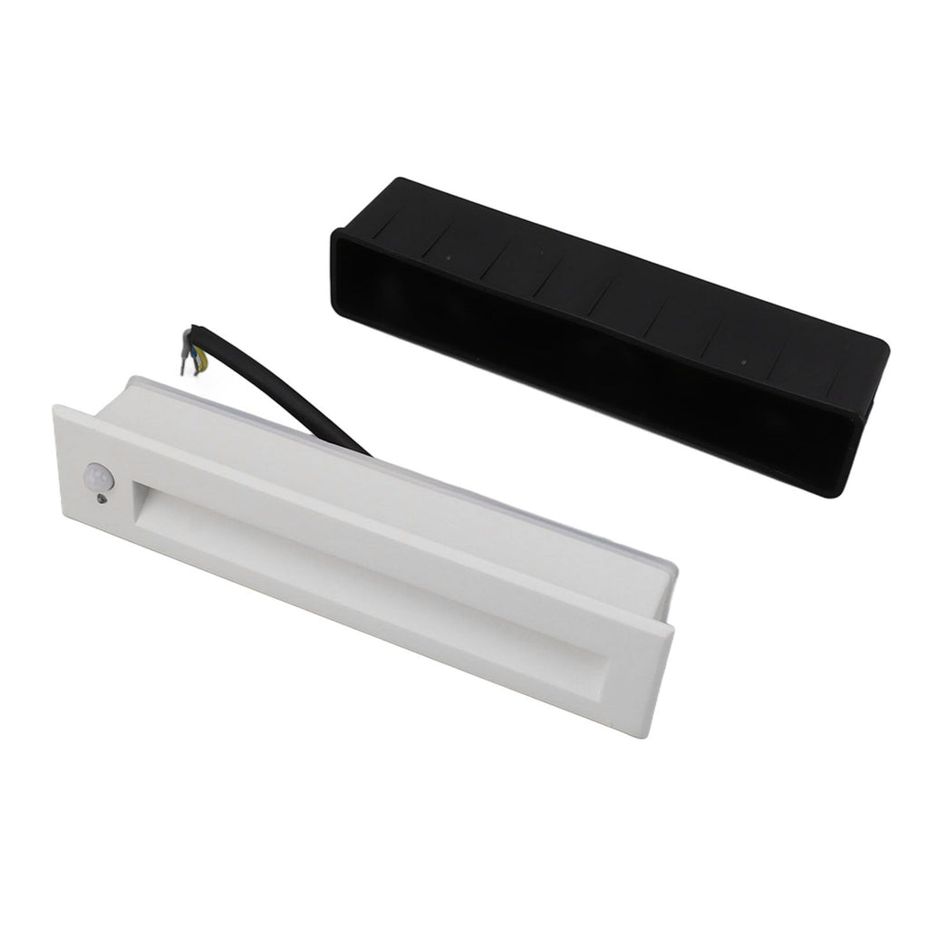Recessed Sensing Step Light Frosted White LED Stair Light for Hallway Closet Bedroom 110‑240V