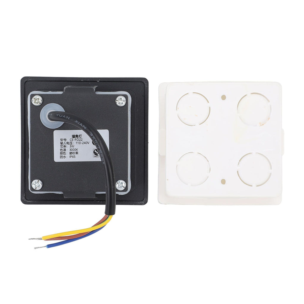 LED Step Light Decorative Energy Saving Warm Light 3000K Waterproof Step Light for Outdoor Indoor 110‑240V