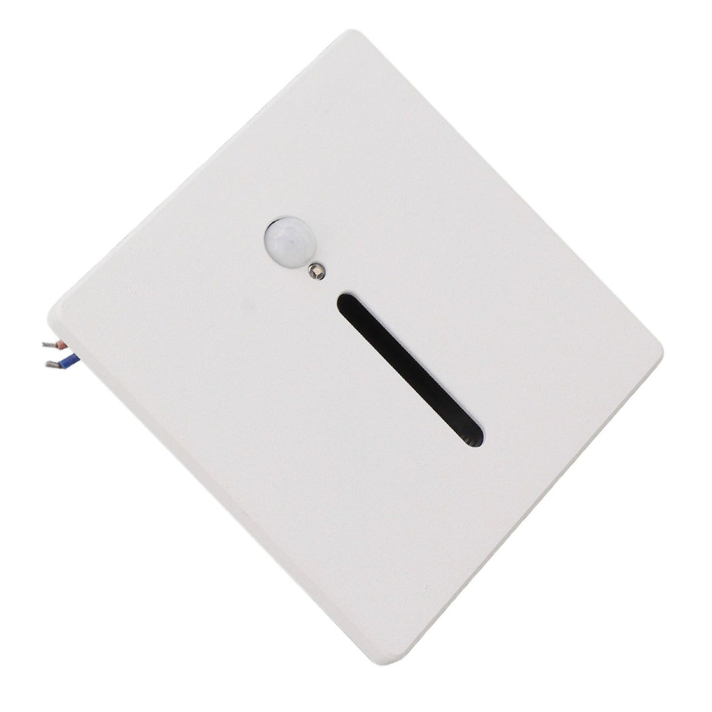 LED Step Light 3W Recessed Motion Seneor Dusk to Dawn Sensor 4000K Stair Light 110‑240V for Indoor Closet Hallway