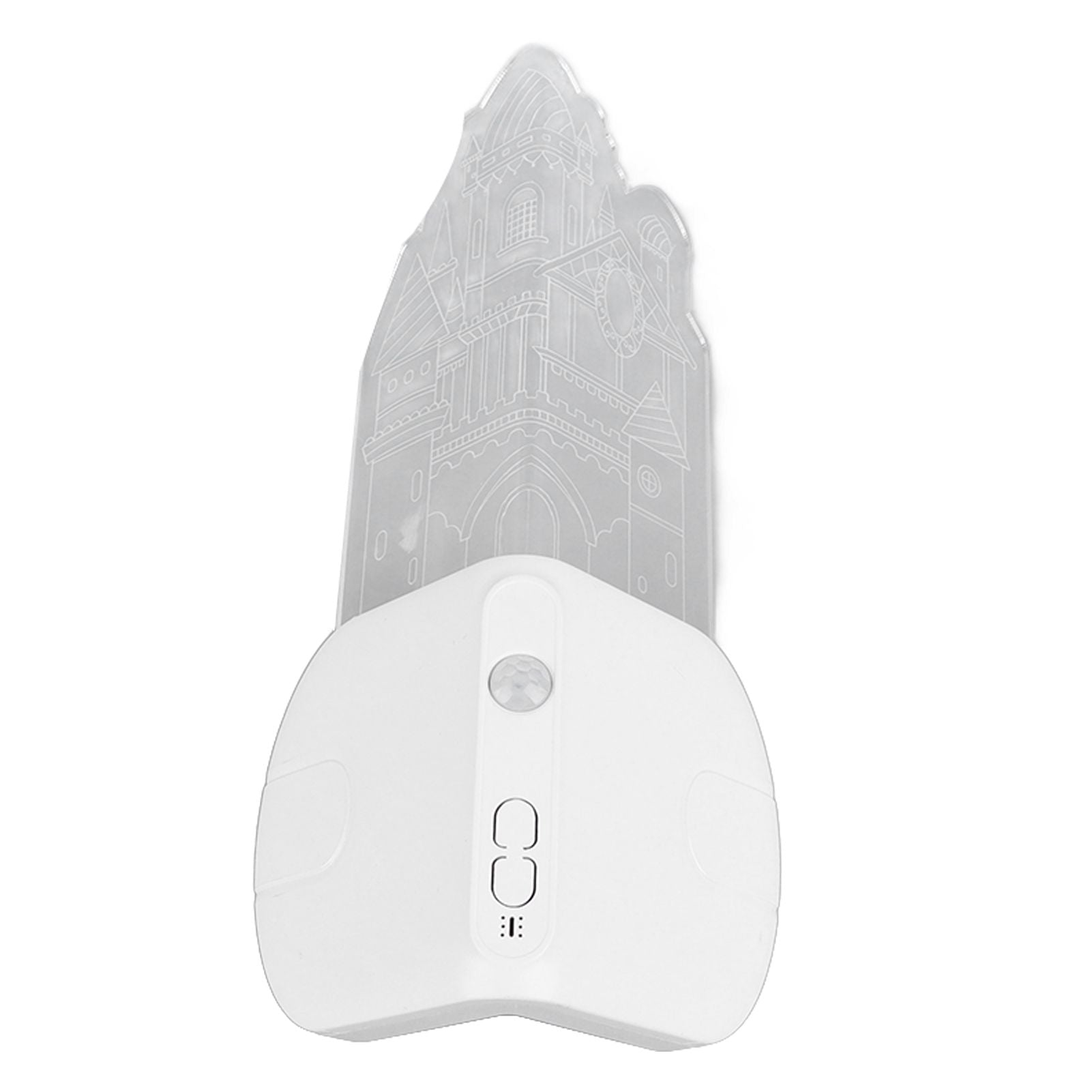 Motion Sensor Castle Night Light USB Charging Castle Wall Corner Nightlight for Hallway Staircase Bedroom