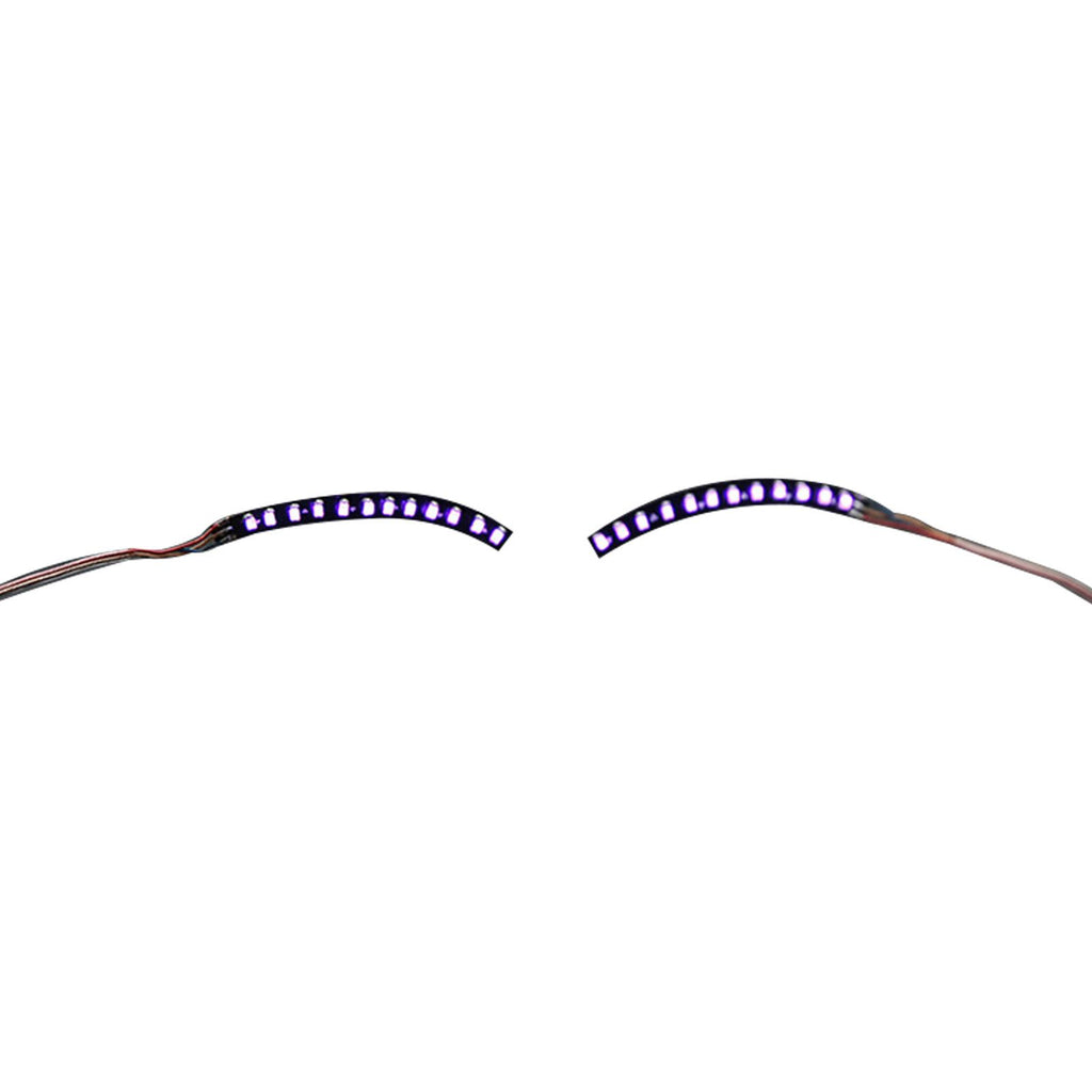 LED False Eyelashes Light Lightweight Stylish Reliable Luminous False Eyelashes Light for Party Bars Nightclubs Halloween Purple