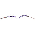 LED False Eyelashes Light Lightweight Stylish Reliable Luminous False Eyelashes Light for Party Bars Nightclubs Halloween Purple