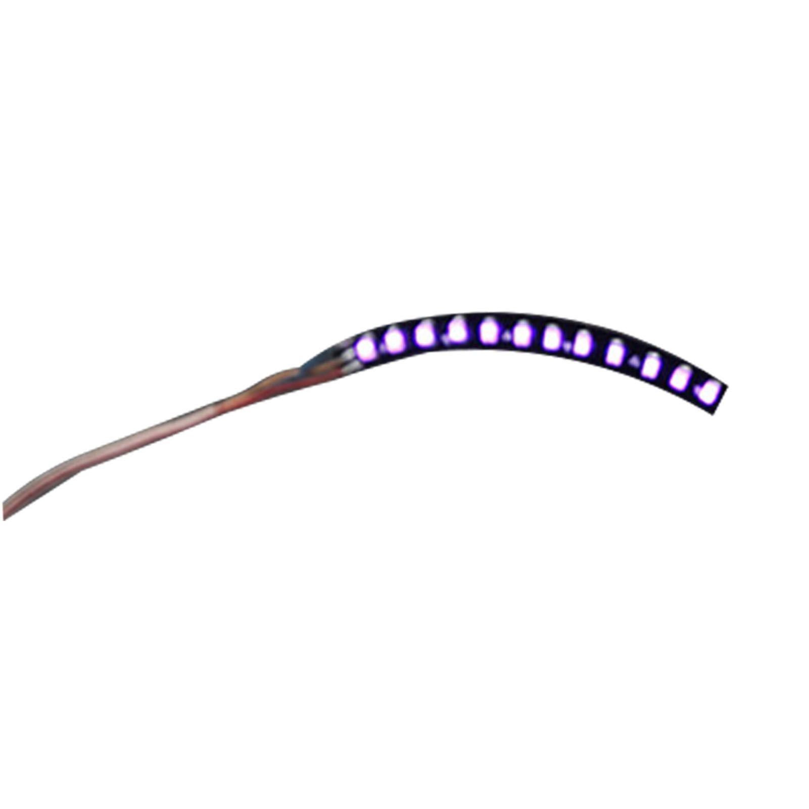 LED False Eyelashes Light Lightweight Stylish Reliable Luminous False Eyelashes Light for Party Bars Nightclubs Halloween Purple