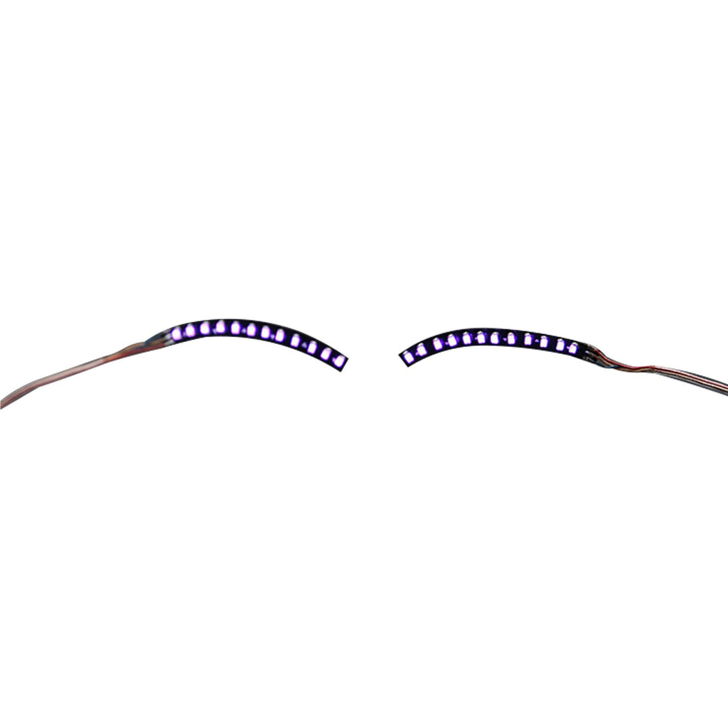 LED False Eyelashes Light Lightweight Stylish Reliable Luminous False Eyelashes Light for Party Bars Nightclubs Halloween Purple