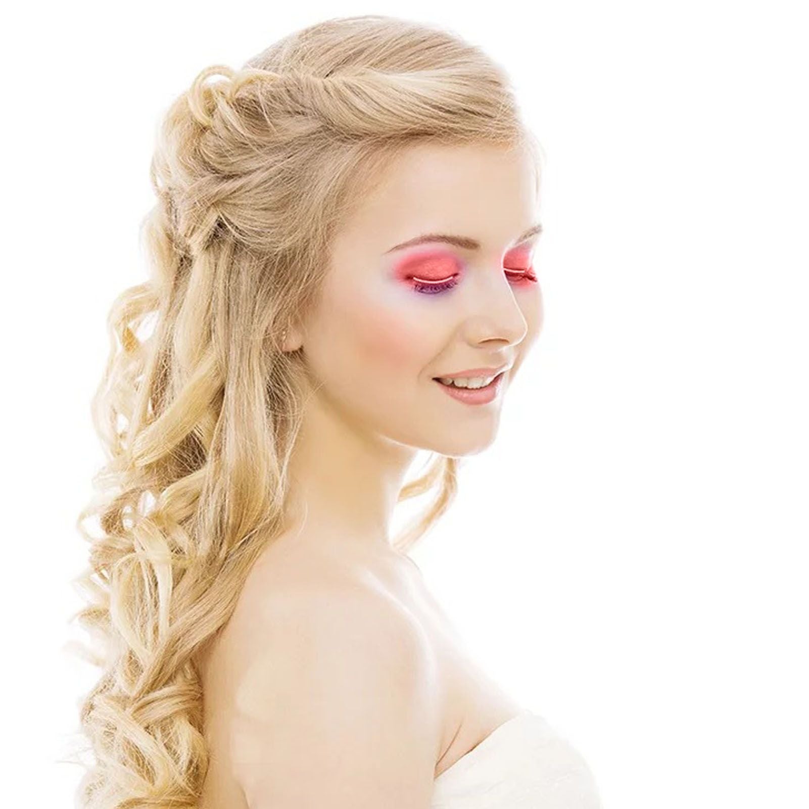 LED False Eyelashes Light Lightweight Stylish Reliable Luminous False Eyelashes Light for Party Bars Nightclubs Halloween Pink