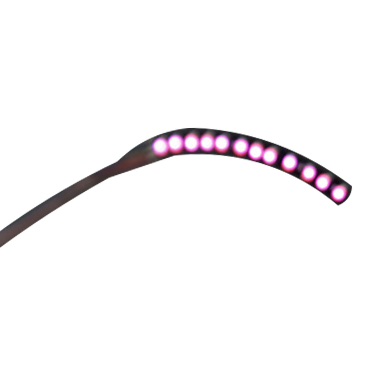 LED False Eyelashes Light Lightweight Stylish Reliable Luminous False Eyelashes Light for Party Bars Nightclubs Halloween Pink
