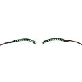 LED False Eyelashes Light Lightweight Stylish Reliable Luminous False Eyelashes Light for Party Bars Nightclubs Halloween Green