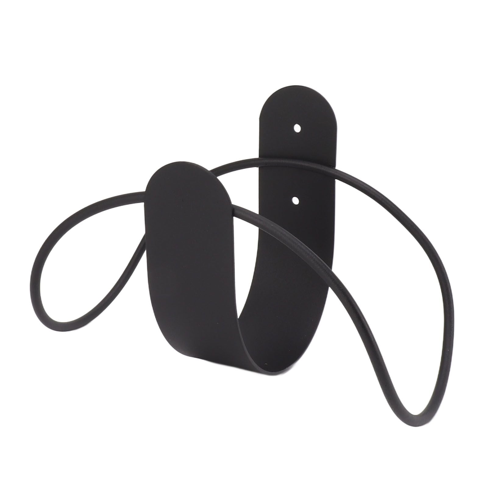 Stainless Steel Garden Hose Bracket Wall Mount Strong Load Bearing Garden Hose Storage Holder Easy To Install Hose Hanger Black